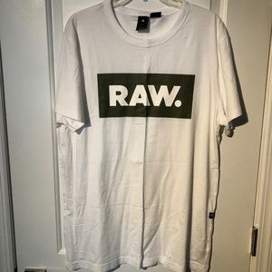 G-Star Raw White T-Shirt Size XL
